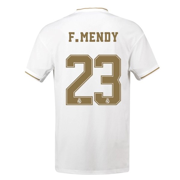 Camiseta Real Madrid NO.23 F.Mendy 1ª Kit 2019 2020 Blanco